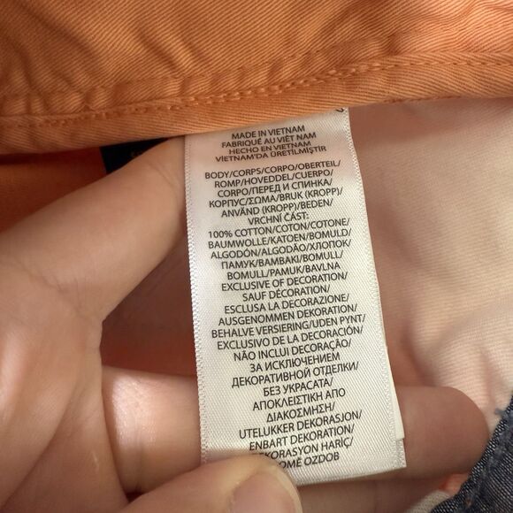 Polo Ralph Lauren Shorts Mens 38 Orange Flat Front Relaxed Fit 10" Inseam Cotton - Picture 8 of 14
